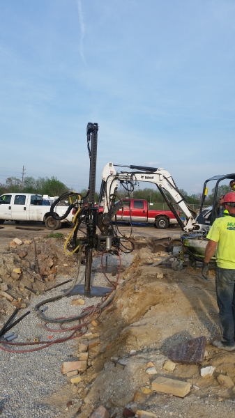 Helical Anchor Installation